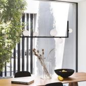 modern design  fem lampatest 5 foglalatos fuggesztett csoportos matt fekete rez szaten  csillar g9 foglalat gomb nappali.jpg